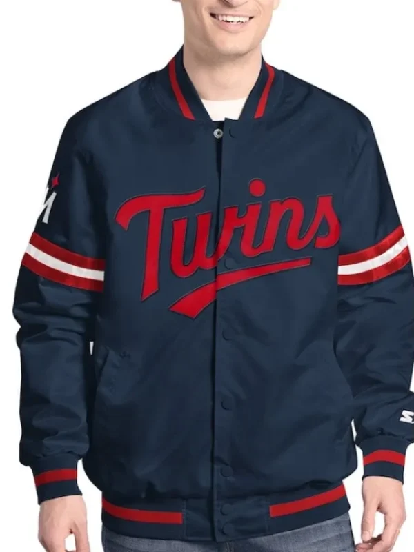 Scout Minnesota Twins Varsity Satin Jacket