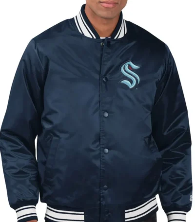 Seattle Kraken Blue Starter Jacket