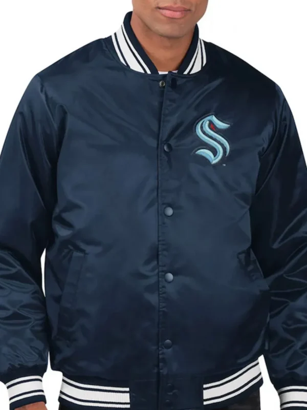 Seattle Kraken Blue Starter Jacket