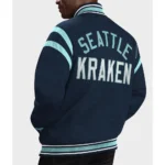 Seattle Kraken Tailback Navy Varsity Jacket
