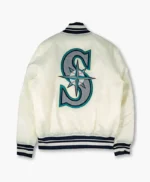 Seattle Mariners 1997 Longball Navy/Cream Satin Jacket