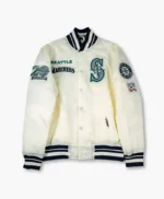 Seattle Mariners 1997 Longball Navy/Cream Satin Jacket