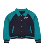 Seattle Mariners Aqua and Navy Throwback Jacket