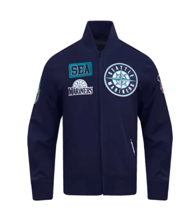 Seattle Mariners Area Code Navy Jacket