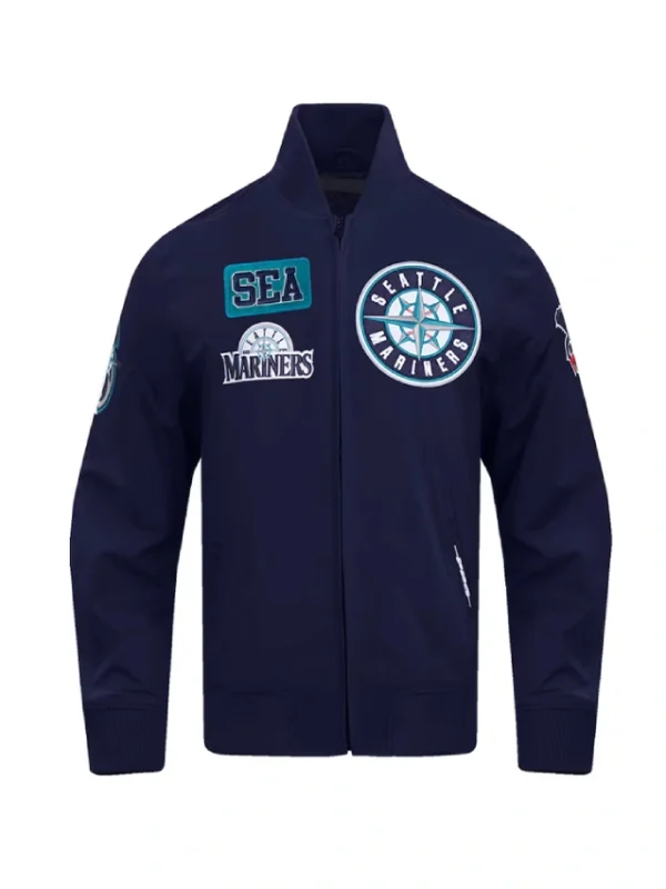 Seattle Mariners Area Code Navy Jacket