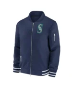 Seattle Mariners Collection Dugout Navy Bomber Jacket