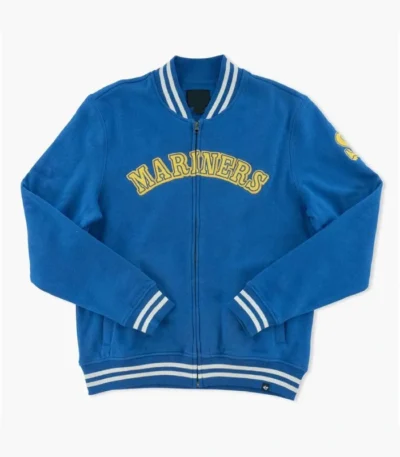Seattle Mariners Cooperstown Royal Track Jacket