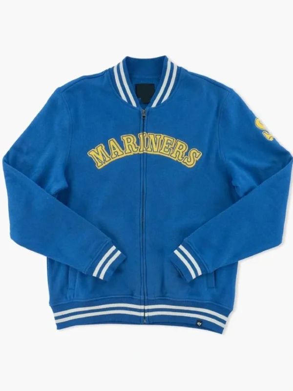 Seattle Mariners Cooperstown Royal Track Jacket