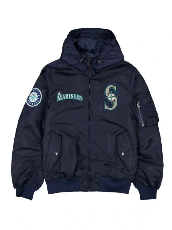 Seattle Mariners Historic L-2B Hooded Bomber Jacket