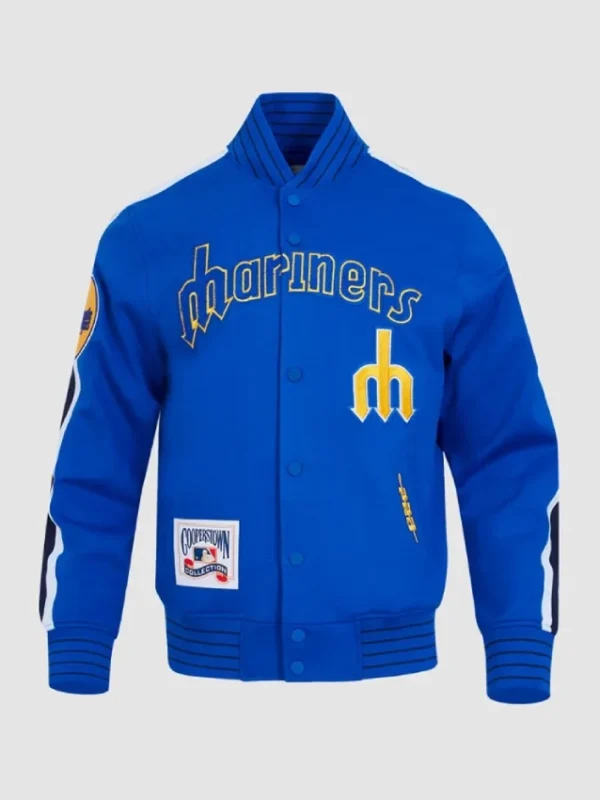 Seattle Mariners Logo Game Day Royal Jacket