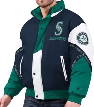 Seattle Mariners Pro Player Tape Full-Zip Hoodie Jacket
