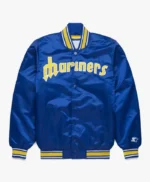 Seattle Mariners Royal Classic Satin Jacket