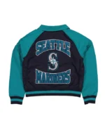 Seattle Mariners Aqua and Navy Throwback Jacket