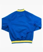 Seattle Mariners Throwback Wordmark Royal Satin Jacket