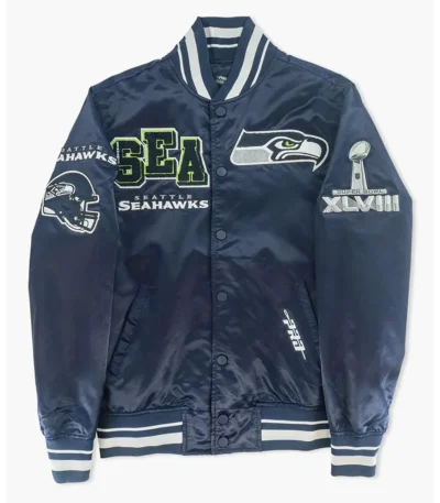 Seattle Seahawks Mashup Navy Jacket