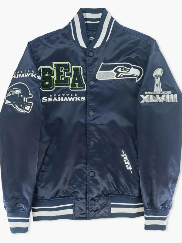 Seattle Seahawks Mashup Navy Jacket