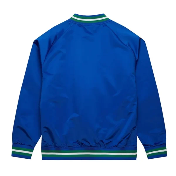 Seattle Seahawks Royal Lightweight Satin Jacket