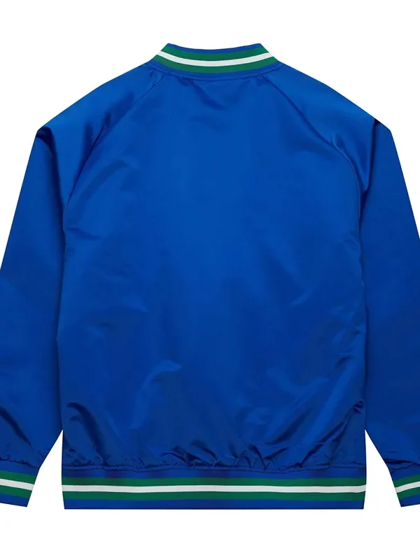 Seattle Seahawks Royal Lightweight Satin Jacket