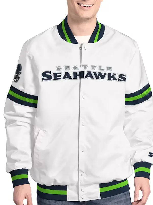 Seattle Seahawks Scout Varsity Satin Jacket