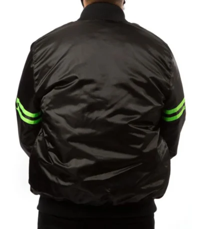 Seattle Seahawks Starter Bomber Black Jacket