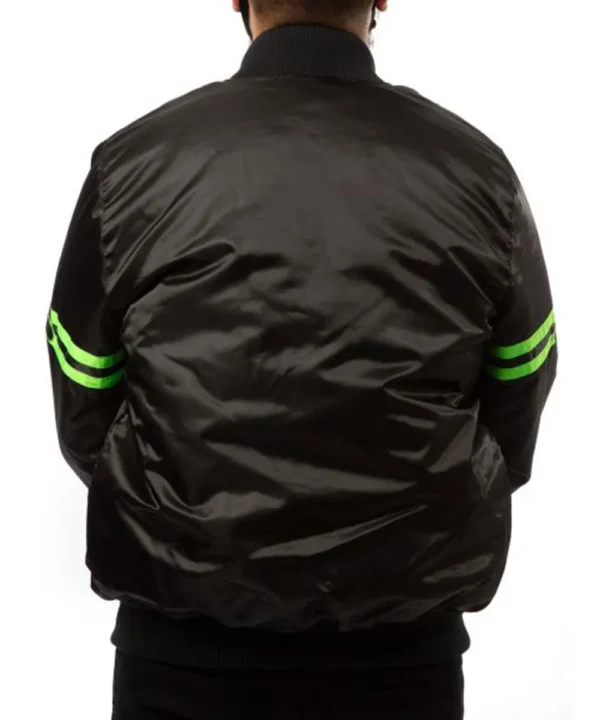 Seattle Seahawks Starter Bomber Black Jacket