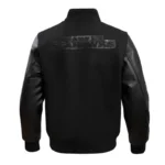 Seattle Seahawks Triple Black Varsity Wool-leather Jacket