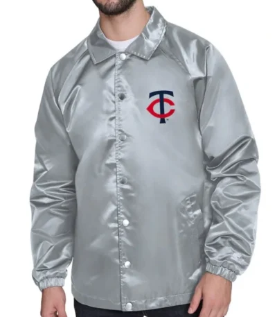 Minnesota Twins Retro Logo Coaches Jacket