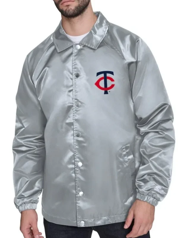 Minnesota Twins Retro Logo Coaches Jacket