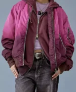 Nira Oshaia Olympo S01 Purple Bomber Jacket