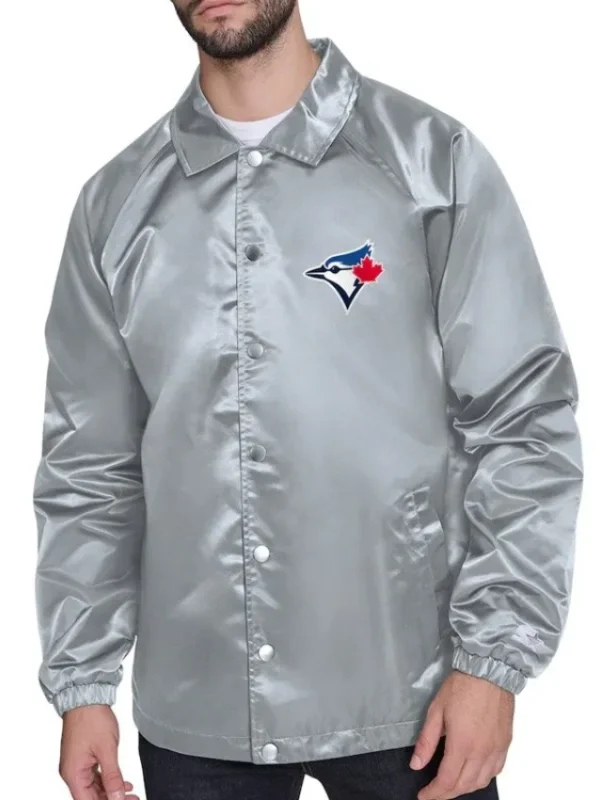 Toronto Blue Jays Retro Logo Coaches Jacket