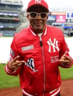 Spike Lee New York Yankees Red Bomber Jacket