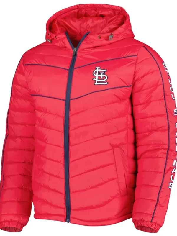 Splitter Soft Down Touch St. Louis Cardinals Puffer Red Jacket