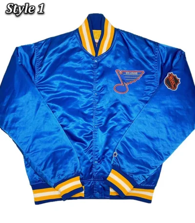 St. Louis Blues 1990s Varsity Satin Jacket