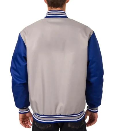 St. Louis Blues Front Hit Poly Twill Gray-Blue Jacket