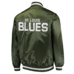 St. Louis Blues Green Satin Jacket
