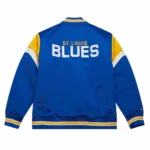 St. Louis Blues Heavyweight Royal Satin Jacket