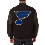 St. Louis Blues Varsity Black Jacket