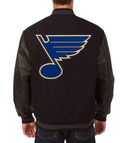 St. Louis Blues Varsity Black Jacket