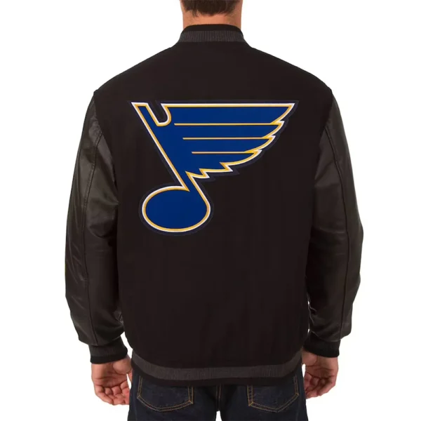 St. Louis Blues Varsity Black Jacket