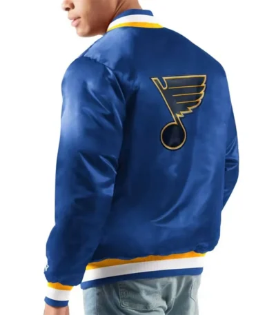 St. Louis Blues Youth Heavyweight Satin Jacket