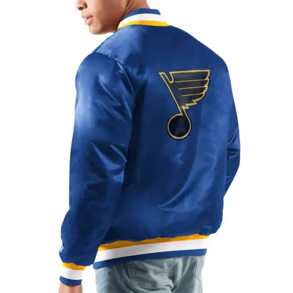 St. Louis Blues Youth Heavyweight Satin Jacket