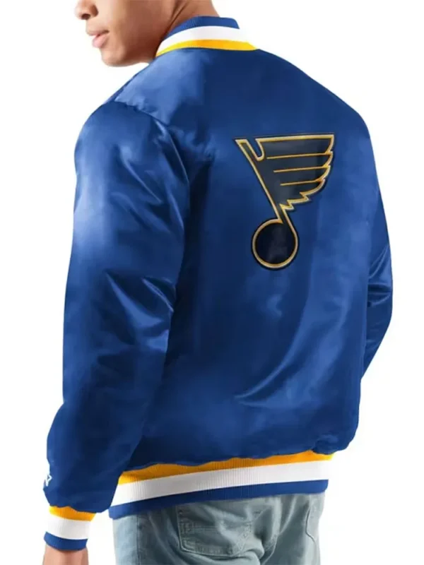 St. Louis Blues Youth Heavyweight Satin Jacket