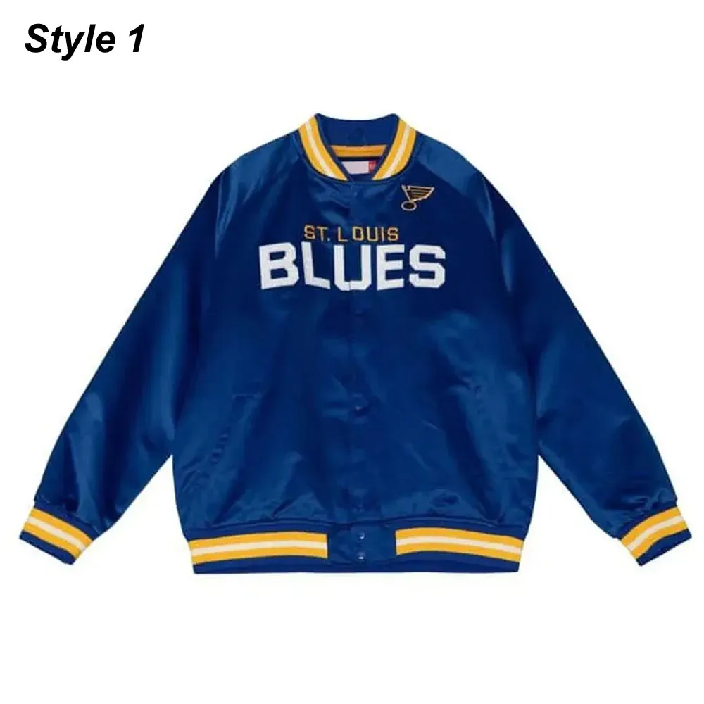 St. Louis Blues Youth Lightweight Satin Jacket St. Louis Blues Youth Lightweight Satin Jacket