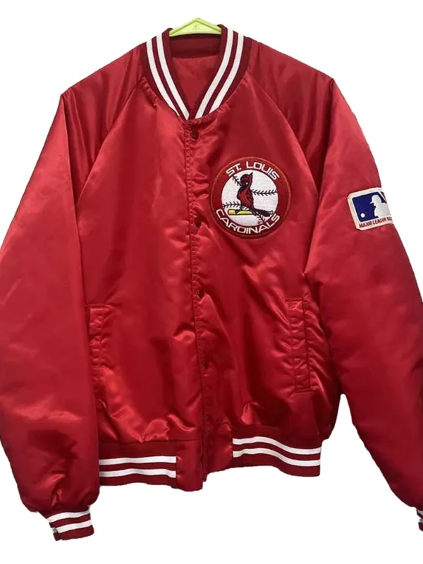 St. Louis Cardinals 1990s Red Bomber Jacket