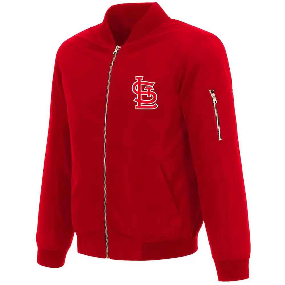 St. Louis Cardinals Bomber Nylon Jacket St. Louis Cardinals Bomber Nylon Jacket