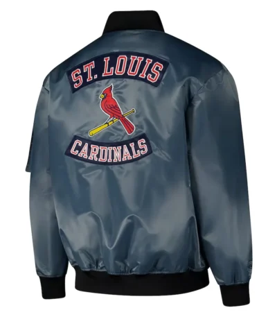 St. Louis Cardinals Charcoal Bomber Full-Zip Jacket