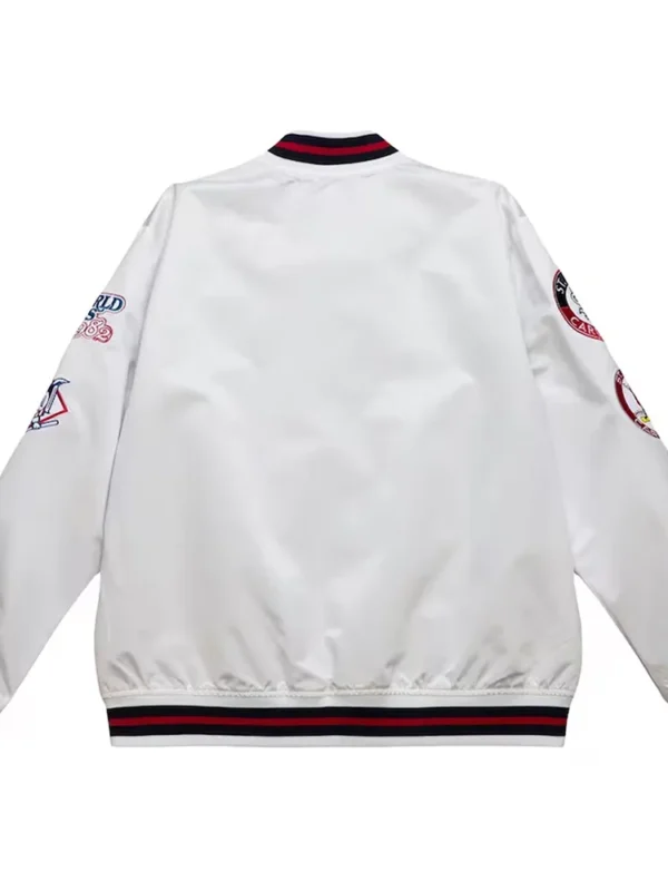 St. Louis Cardinals City Collection White Varsity Satin Jacket