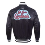 St. Louis Cardinals Diy Pick Stitch Classic Rib Satin Jacket