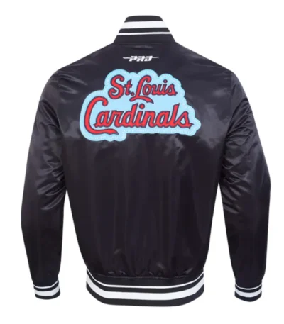 St. Louis Cardinals Diy Pick Stitch Classic Rib Satin Jacket