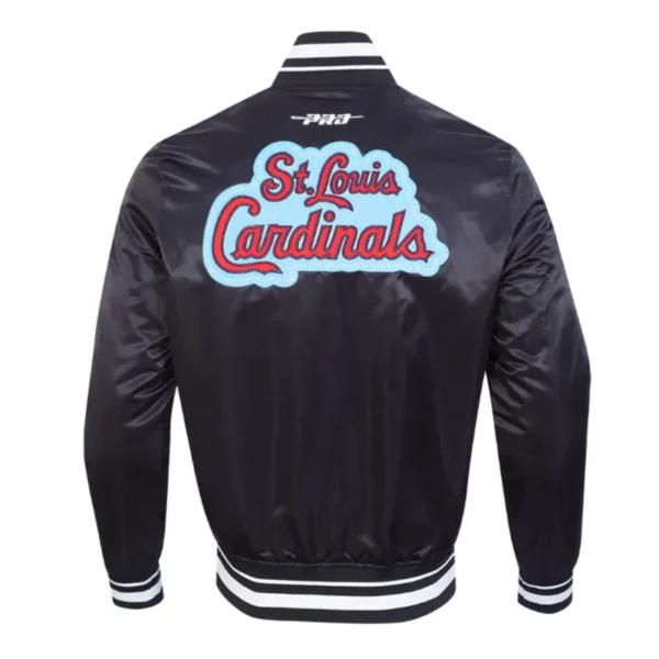 St. Louis Cardinals Diy Pick Stitch Classic Rib Satin Jacket